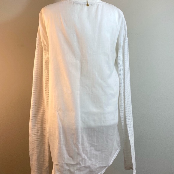 Michael Stars Linen & Mesh Tunic - Picture 4 of 14